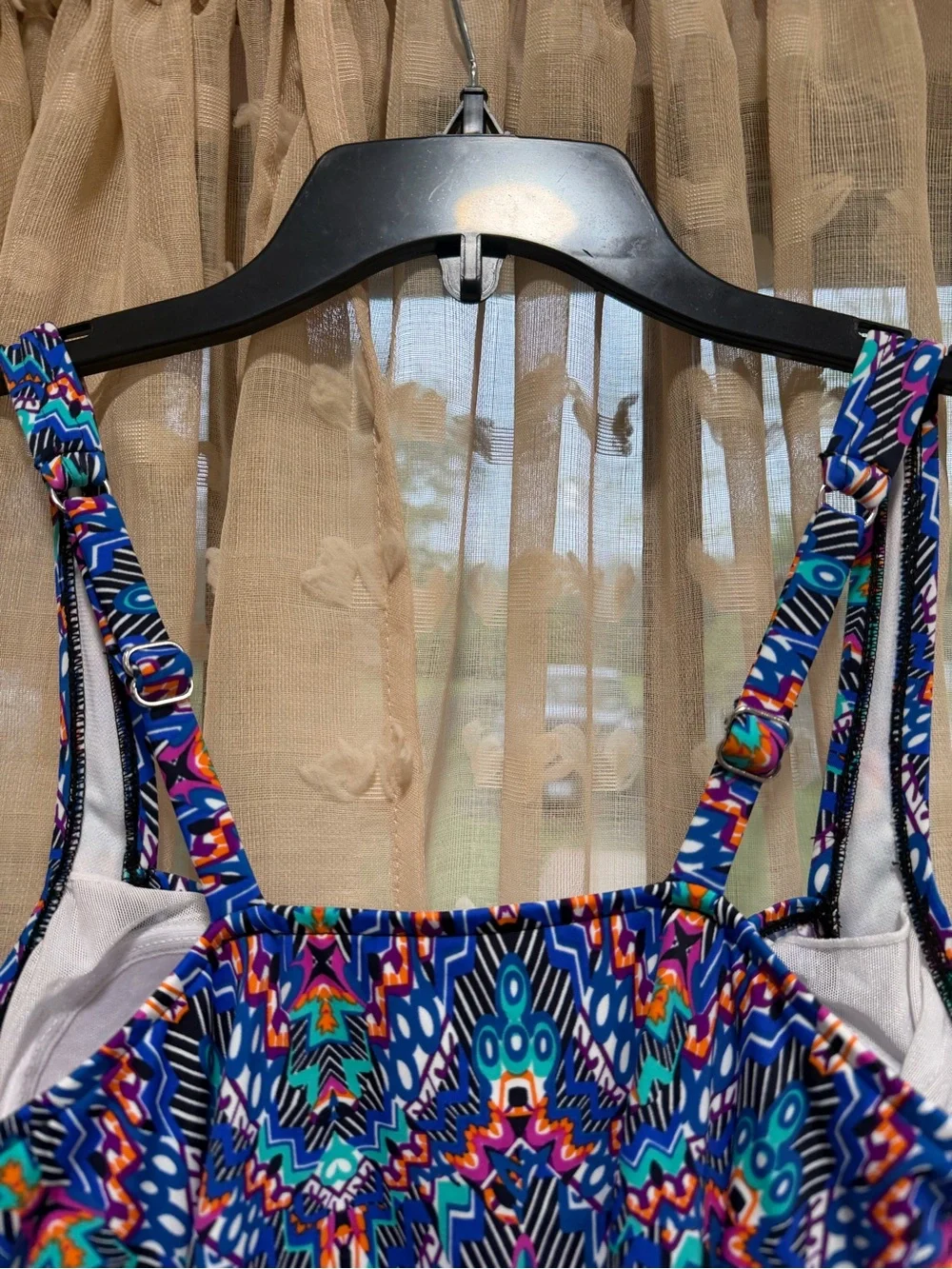 Swim Solutions Women's Tummy-Control Shirred One-Piece Swimsuit size medium - Picture 10 of 11